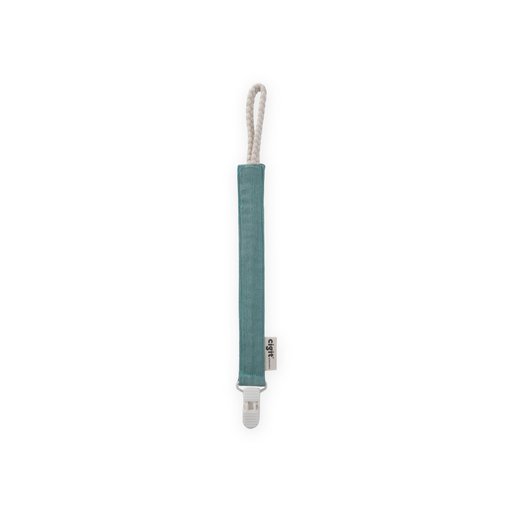 حامل لهاية أطفال قطني 23 سم - أخضر فاتح Baby Cotton Pacifier Holder 23cm - Light Green
