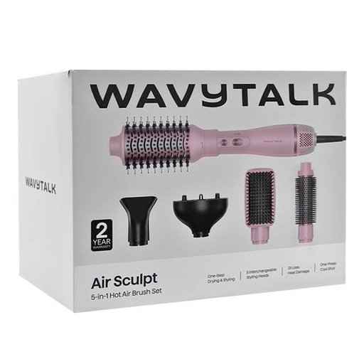 جهاز تجفيف وتصفيف الشعر ويفي توك بالهواء الساخن 5 في 1 Wavytalk Air Sculpt  5-in-1 Hot Air Brush Set