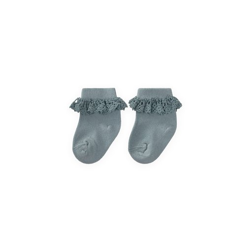جوارب أطفال دانتيل سوكيت - أخضر نعناعي (0-4 سنوات) Dantalli Baby Ankle Socks - Mint Green (0-4 Years)