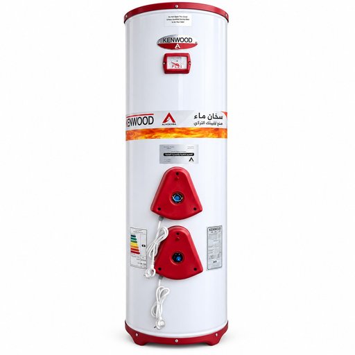 سخان ماء كينوود 200 لتر دبل هيتر بعازل فوم Kenwood 200L Double Heater Water Heater with Foam Insulation
