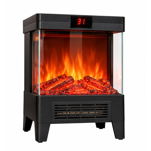 صوبة كهربائية ديكورية فاير بليس ألباكا 2000 واط Alpaca Electric Fireplace Heater 2000W