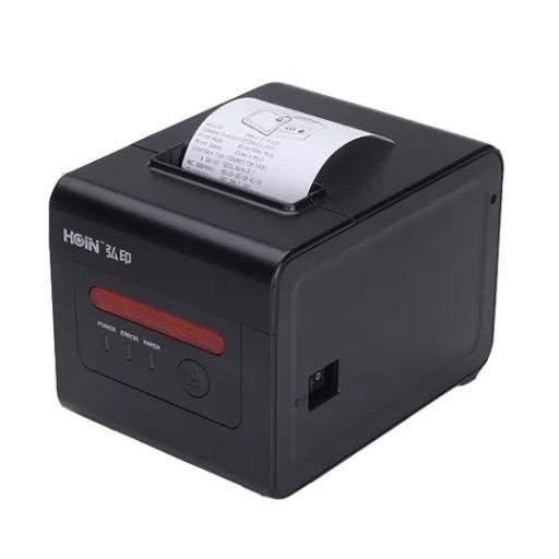 طابعة الإيصالات الحرارية من هوين (Hoin) طراز HOP-H801 (اللون الأسود) Hoin HOP-H801 Thermal Receipt Printer (Black)