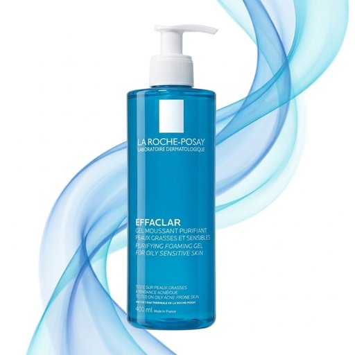 لاروش بوزيه غسول رغوي  للبشرة الدهنية والحساسة La Roche-Posay Effaclar Purifying Foaming Gel