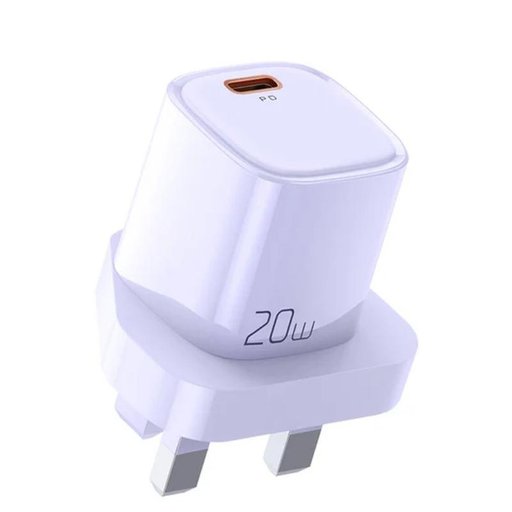 شاحن MC 20W مع C إلى C 1.2m أرجواني شاحنة) لون بنفسجي) MC 20W Charger with C to C 1.2m Purple شاحنة) اللون بنفسجي)