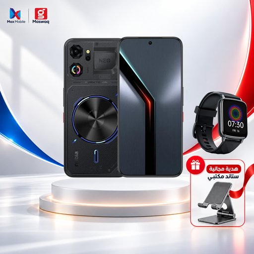 نوبيا نيو 5 جي تي  ذاكرة 256\12 مع  ساعة + ستاند هدية Nubia Neo 5 GT – 256 / 12GB