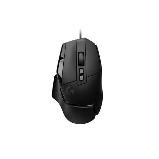 ماوس ألعاب سلكي لوجيتك G502 X باللون الأسود مع مفاتيح LIGHTFORCE الهجينة Logitech G502 X Wired Gaming Mouse (Black, LIGHTFORCE Switches)