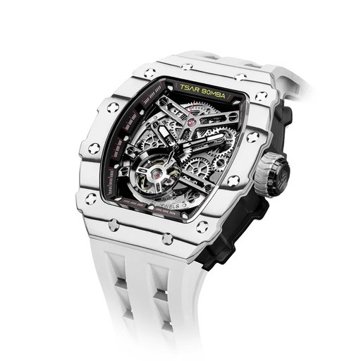 ساعة رجالية تسار بومبا Elemental-TB8208CF - ألياف الكربون