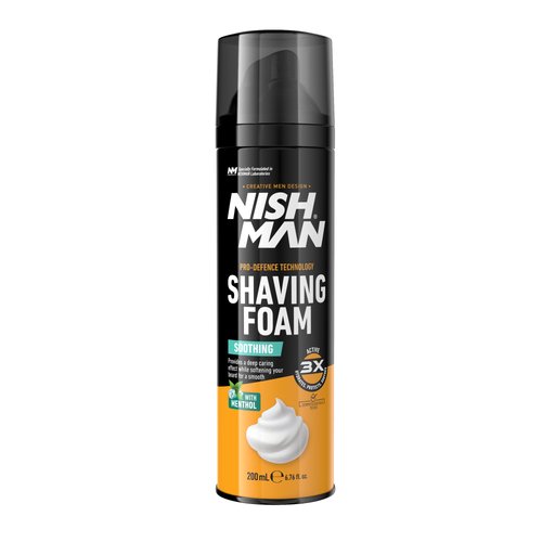 فوم الحلاقة لتهدئة البشرة نيشمان Nish Man Shaving Foam soothing