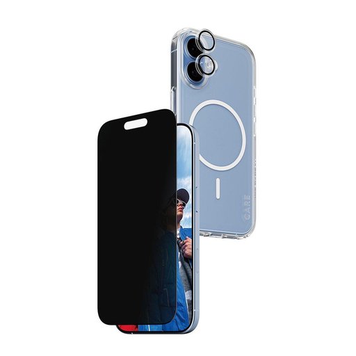 حزمة حماية فاخرة ثلاثية (3-في-1) بفلتر خصوصية للايفون 17 CARE by PanzerGlass® 3-in-1 Flagship Privacy Bundle iPhone 17
