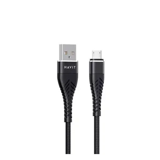 havit Havit CB706 Micro Braided Cable 1m black size: 1m