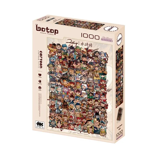 وحدة أحجية بازل بوتوب مكونة من 1000 قطعة - ووتر مارجن Botop Puzzle 1000 pcs Water Margin