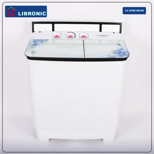 غسالة ليبرونيك بحوضين سعة 13 كغم LIBRONIC 13kg Twin Tub Washing Machine