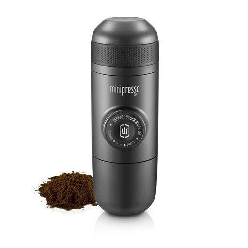 ماكينة قهوة مينيبريسو GR للقهوة المطحونة – أسود Minipresso GR Ground Coffee Black