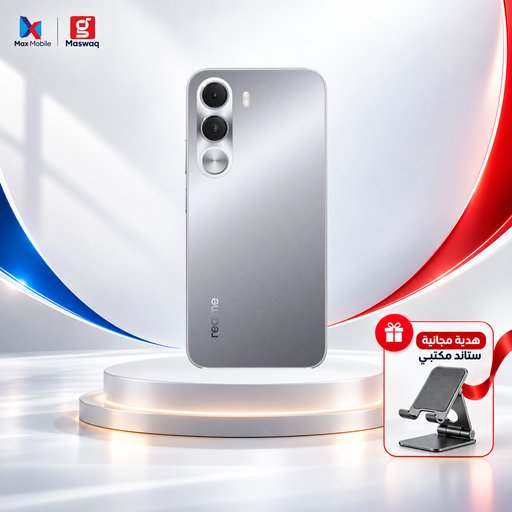 ريلمي سي 100i ذاكرة 64\4 كيكا مع ستاند هدية Realme C100i-64\4 GB