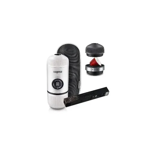 ماكينة قهوة نانوبريسو – أبيض مع حقيبة Nanopresso Chill White with Case