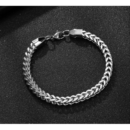 سوار فضي سلسلة Silver bracelet