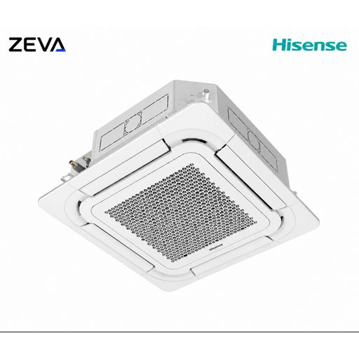 سبلت هايسنس كاسيت سقفي سعة 3 طن مع تقنية Inverter وتوزيع الهواء بكفاءة Hisense 3 Ton Ceiling Cassette Air Conditioner with Inverter Technology and Efficient Air Distribution
