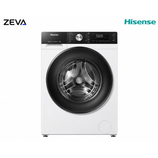 غسالة هايسنس 10.5 كغم بفتحة أمامية مع سرعة عصر 1400 دورة ولوحة تحكم رقمية LED Hisense 10.5kg Front Load Washing Machine with 1400 RPM and LED Digital Control