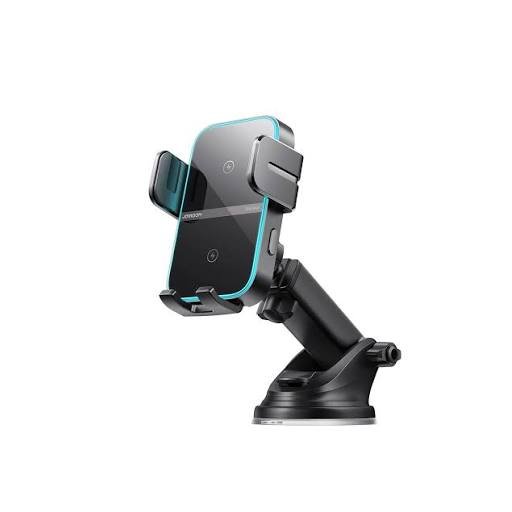 حامل وشاحن سيارة لاسلكي سريع بقفل تلقائي من جويروم Joyroom Smart Drive 15W Dual-Coil Fast Wireless Car Charger