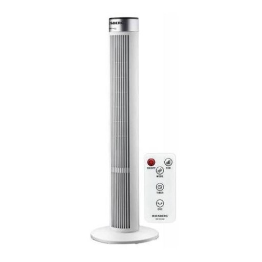 مروحة تاور رقمية هاوسبرغ Hausberg 38 بوصة – أبيض Hausberg HB-5952AB Digital Tower Fan - 38 Inch - White