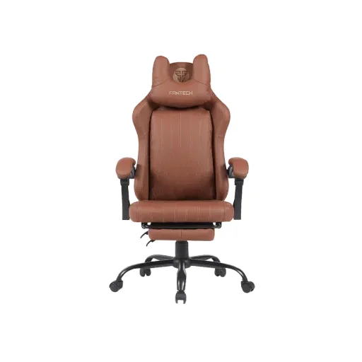 كرسي ألعاب فانتك GC-193 بتصميم مريح وكسوة جلدية فاخرة – أسود مع لمسات لونية Fantech GC-193 Gaming Chair – Luxury Leather and Ergonomic Design (Black with Colored Accents)