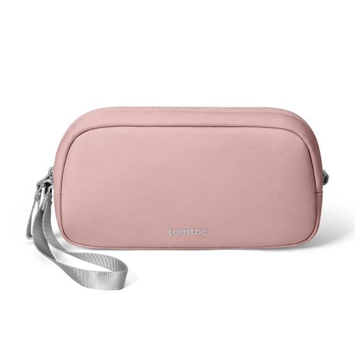 تومتوك - حقيبة ملحقات إلكترونية Light-T12 سعة 1 لتر - وردي Tomtoc Light-T12 Electronic Accessory Pouch 1L Pink