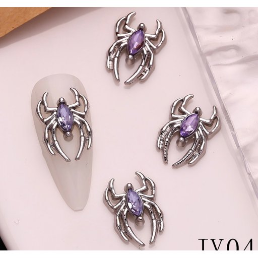 بروش اضافر عنكبوت Spider brooch for nails
