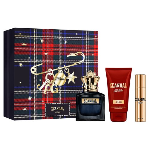 طقم هدايا عطر سكاندال بور أوم إنتنس Jean Paul Gaultier Scandal Pour Homme Le Parfum / Intense