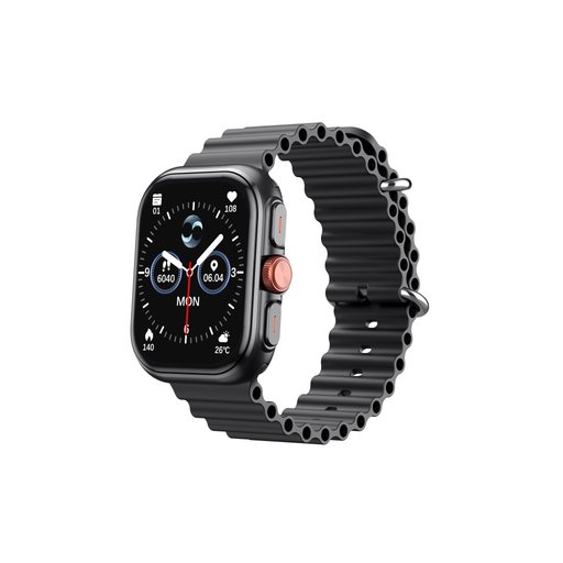 ساعة Havit M9068 الذكية بشاشة AMOLED – لون أسود مع أصفر (ساعة ذكية) Havit M9068 Black+ochre Amoled Smart Watch ( Smart watch )