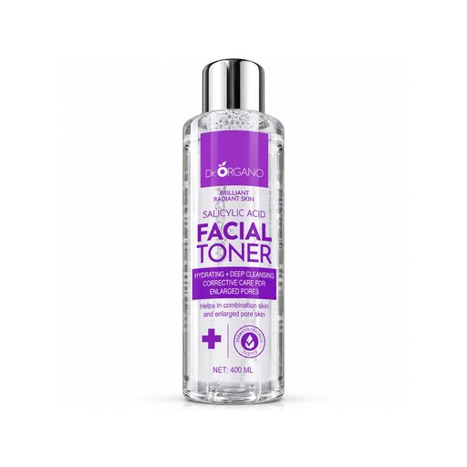 دكتور أورگانو تونر بحمض الساليسيليك للعناية بالبشرة DR. ORGANO BRILLIANT RADIANT SKIN SALICYLIC ACID FACIAL TONER 400ml