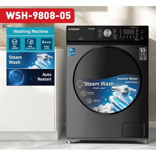 غسالة ملابس أوتوماتيكية WSH-9808/05 Washing Machine