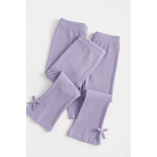 ليقنز أطفال بخصر واسع (إسباني) - ليلكي (2-8 سنوات) Kids' Flared Leggings (Spanish Style) - Lilac (2-8 Years)