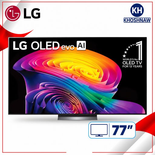 تلفزيون إل جي OLED evo C6 سمارت 77 بوصة بدقة 4K ومعالج α11 AI Gen3 وتردد 165Hz LG 77-Inch OLED evo C6 4K Smart TV with α11 AI Processor Gen3 and 165Hz VRR