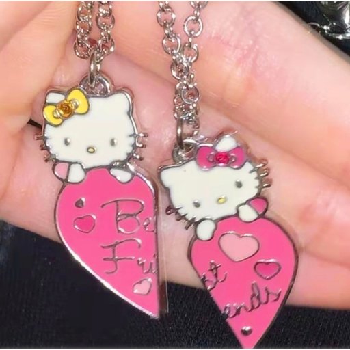 قلادة الصداقة هيلوكيتي Hellokitty friendship necklace
