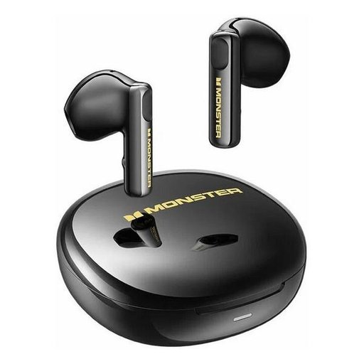 مونستر - سماعة بلوتوث لاسلكية N-Lite 209 - اسود Monster N-Lite 209 Wireless Earbuds Black