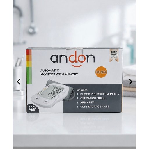 جهاز قياس ضغط الدم مع ذاكرة (أوتوماتيكي للذراع) Andon Automatic Monitor with Memory