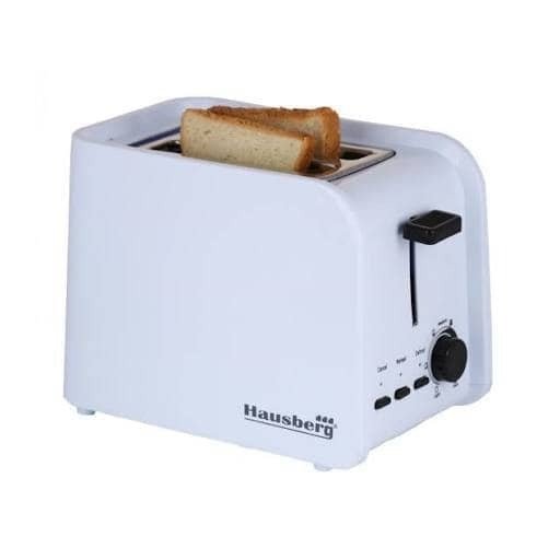 محمصة خبز هاوسبيرغ Hausberg لشريحتين – أبيض Hausberg HB-195VR Toaster - 2 Slices - White