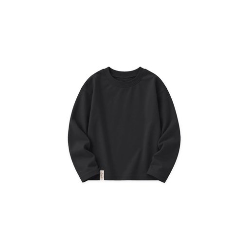 تي شيرت أسود أساسي للأطفال، 2-10 سنوات Kids' Basic Seasonal T-Shirt 2-10 Years - Black