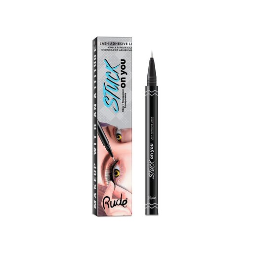 رود قلم ايلاينر شفاف لاصق للرموش الصناعية مقاوم للماء RUDE Stuck On You Lash Adhesive Liner - Clear