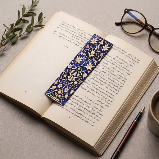 فاصلة كتاب زخارف Arabesque Bookmark