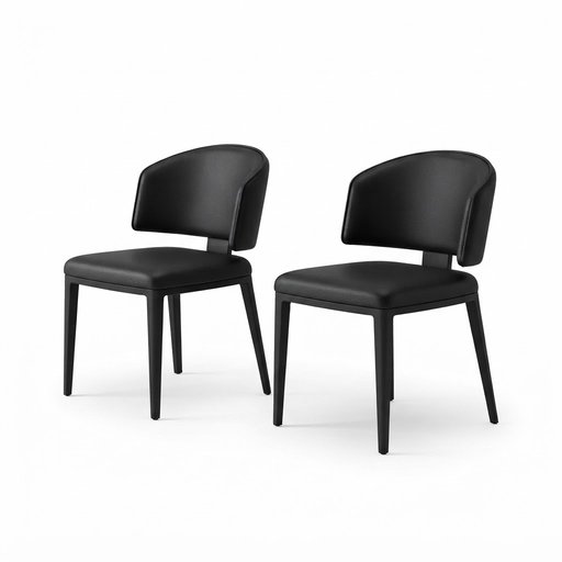 طقم كراسي FUTURE WARRIOR مخملية أنيقة قطعتين FUTURE WARRIOR Elegant Velvet Chair Set – 2 Pieces