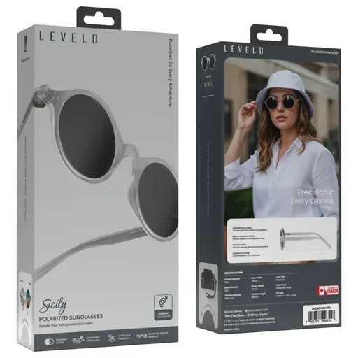 ليفيلو سيسيلي – نظارة الشمس الكلاسيكية Levelo Sicily – Retro Polarized Sunglasses