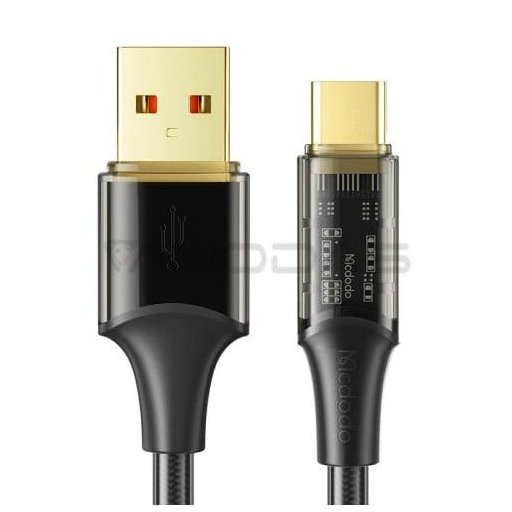 mcdodo Mcdodo Mc type-c 6a Transparent Data Cable 1.8m size: 1.8m