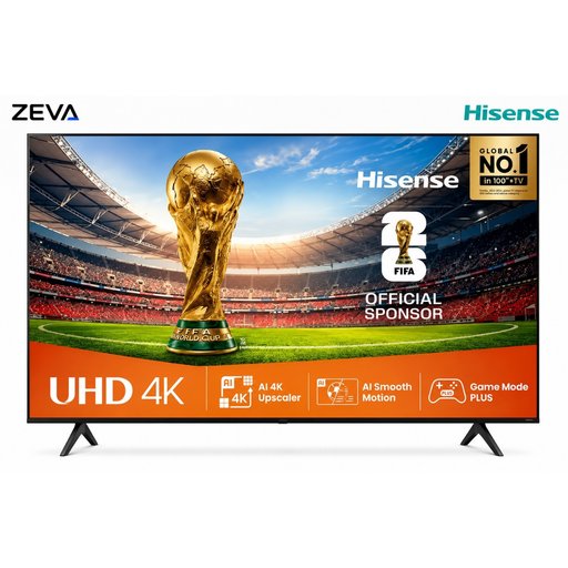 شاشة هايسنس 85 إنش LED 4K ذكية مع تقنية Dolby Vision ومعدل تحديث 60Hz Hisense 85-Inch LED 4K Smart TV with Dolby Vision and 60Hz Refresh Rate