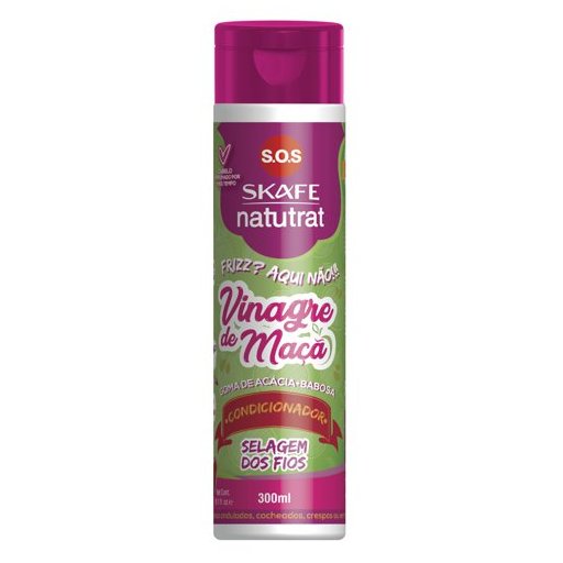 بلسم خل التفاح لمعادلة الحموضة واللمعان ناتوترات إس أو إس Natutrat S.O.S Apple Vinegar pH Balancing Conditioner