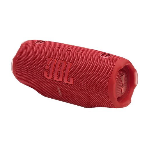 سماعة جي بي إل تشارج 6 بلوتوث محمولة مقاومة للماء والغبار – أحمر JBL Charge 6 Portable Waterproof Bluetooth Speaker Red