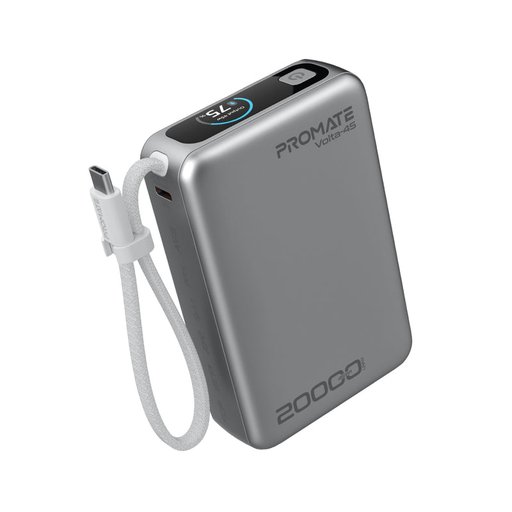بنك طاقة بسعة 20000 مللي أمبير وقوة 45 واط 20000mAh power bank with 45W power