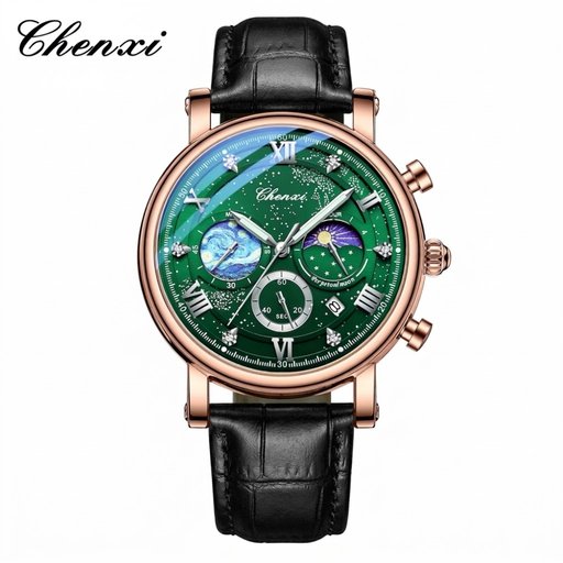 ساعة رجالية نجوم الفضاء Chenxi Chenxi men watch sky moon