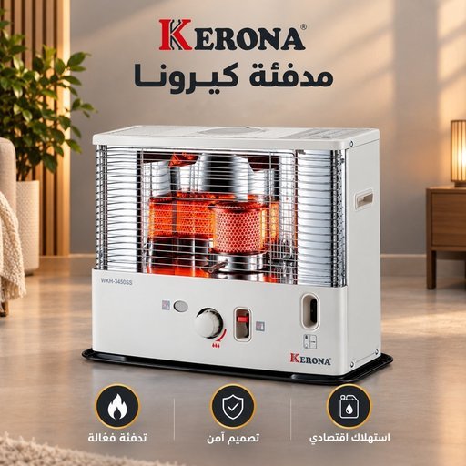 مدفأة كيرونا الكهربائية | صنع في كوريا Kerona Electric Heater | made in korea