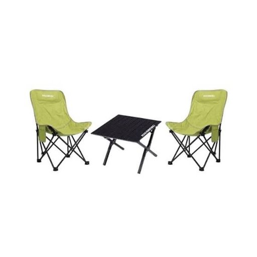 طقم جلوس تخييم هاوسبيرغ Hausberg – أخضر وأسود Hausberg HB-G003 Camping Seating Set - Green and Black